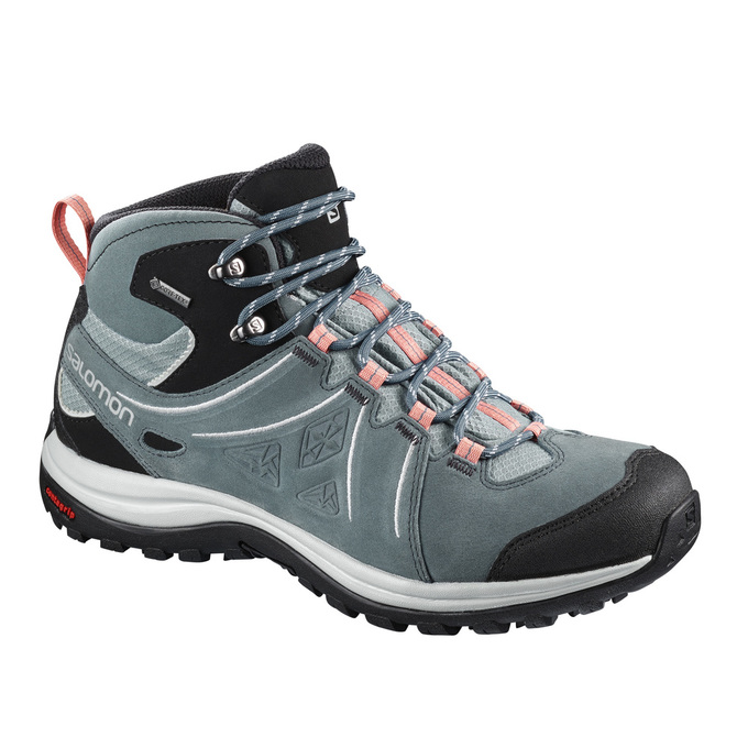 Salomon Israel ELLIPSE 2 MID LTR GTX® W - Womens Hiking Shoes - Light Turquoise/Black (YTQP-37816)